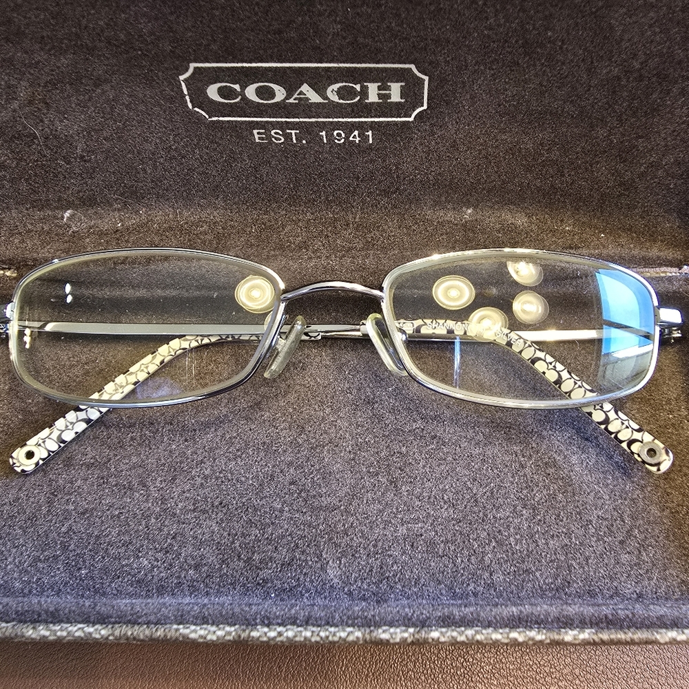 Coach Shannon 114 Silver Eyeglasses (with case) - Picture 9 of 9